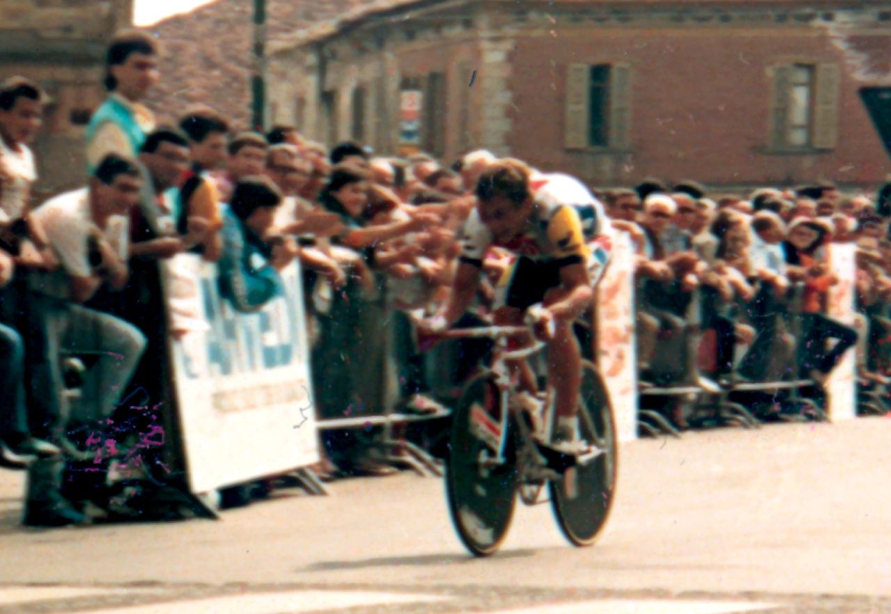 Greg Lemond in the Cremona time trial
