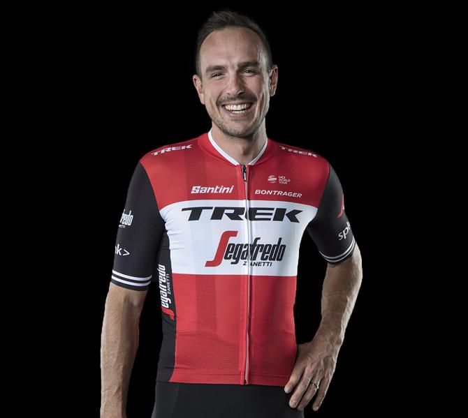Trek-Segafredo with blocks of red, white and black