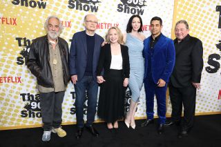 Tommy Chong, Kurtwood Smith, Debra Jo Rupp, Laura Prepon, Wilmer Valderrama and Don Star for That '90s Show red carpet