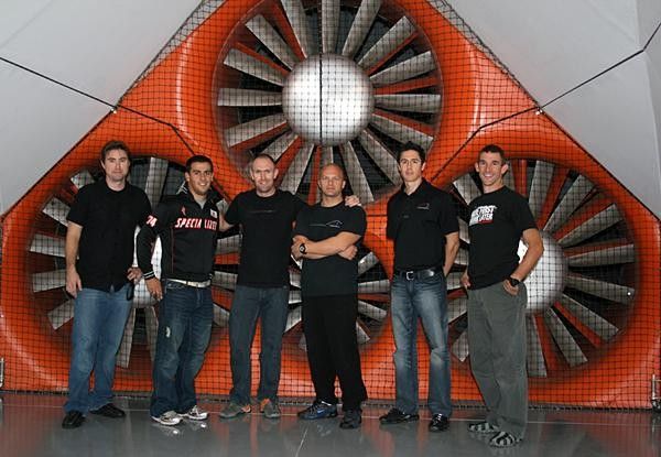 The main players in the test: Jason (Caf:ine), Mark Cote.
