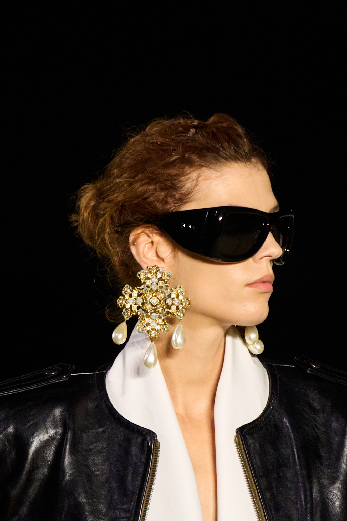 Saint Laurent spring/summer 2026 earrings.