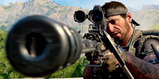 Call of Duty Sniper viewing down a scope