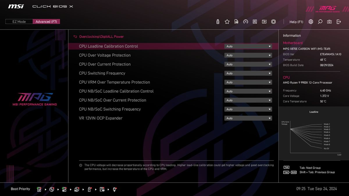 MSI X870E Carbon WIFI