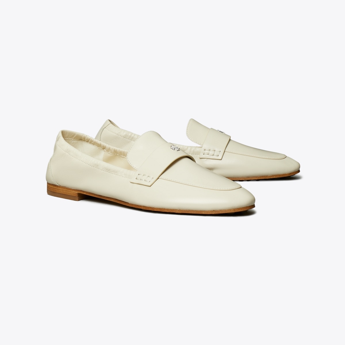 Ballet Loafer in White, Size 4