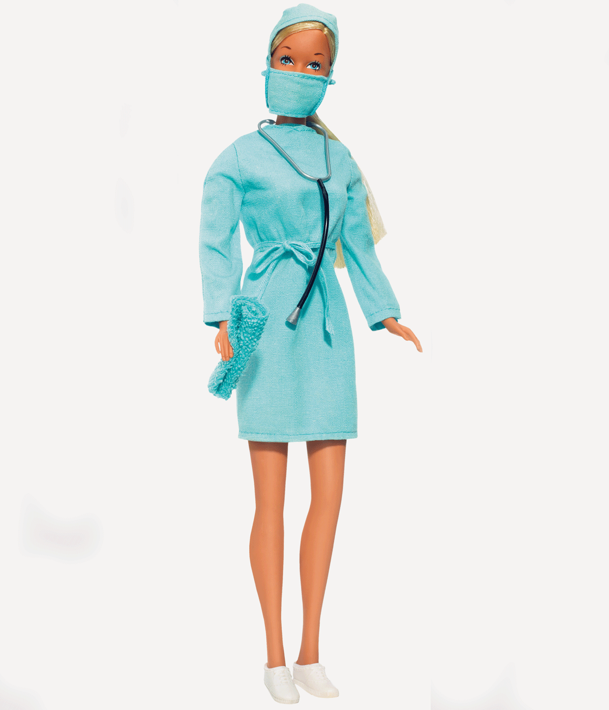 Doctor Barbie in scrubs