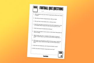 Football pub quiz packs