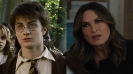 From left to right: Daniel Radcliffe in Harry Potter and the Prisoner of Azkaban and Mariska Hargitay in Law & Order: SVU. 