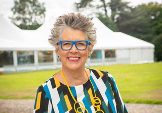 Prue Leith in Junior Bake Off