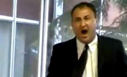 Phil Davidson, county treasurer candidate for Stark County Ohio, appeared to lose control of his emotions during his six-minute speech last night. 