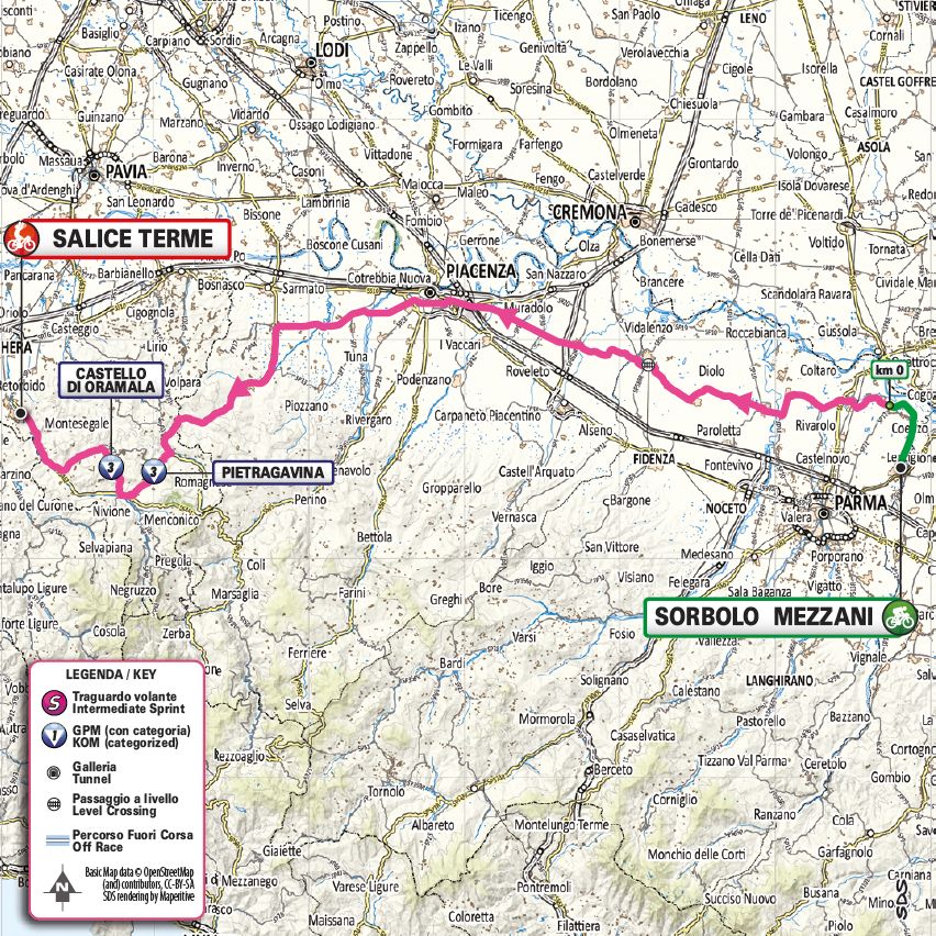 2026 Giro d'Italia Women route information