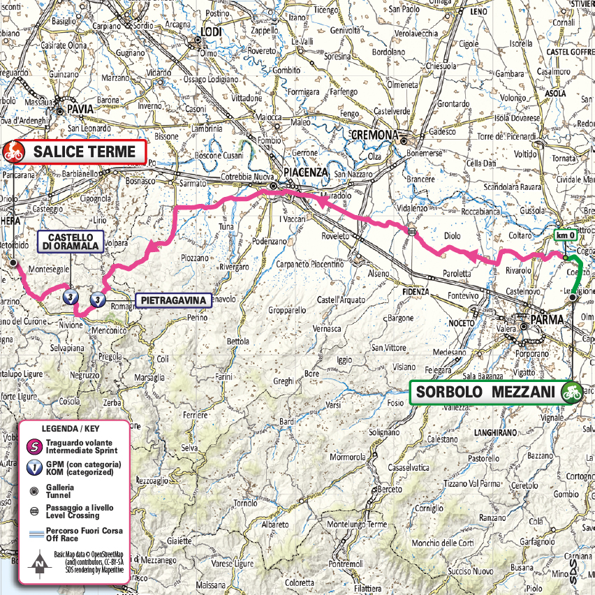 2026 Giro d'Italia Women route information