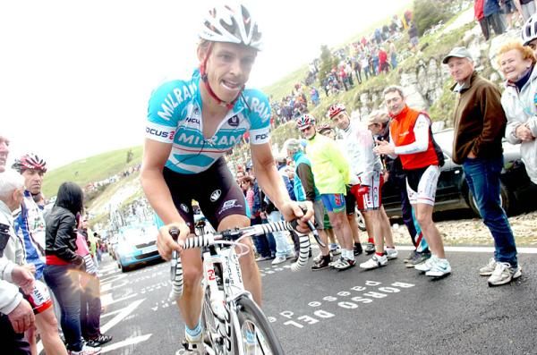 Linus Gerdemann (Milram) finished 9th on the Giro's 14th stage.