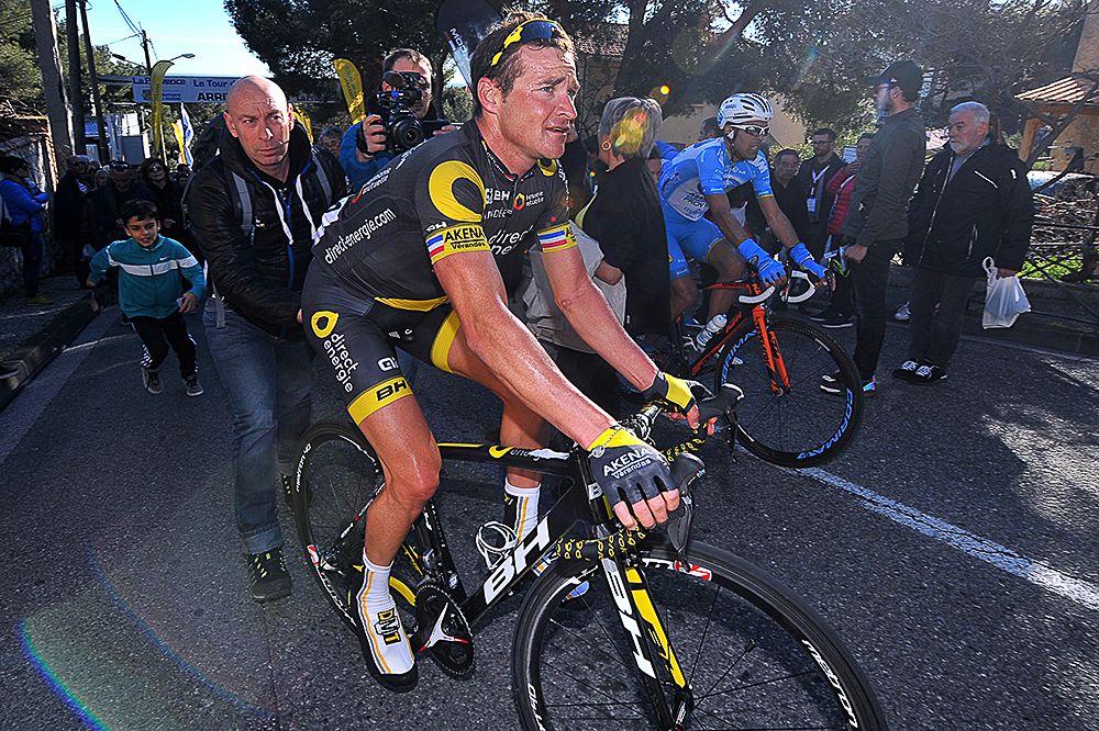 Thomas Voeckler (Direct Energie) after winning stage 1 at Tour Cycliste International La Provence
