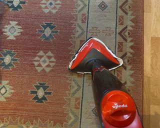 Image of Vileda Steam Mop on carpet
