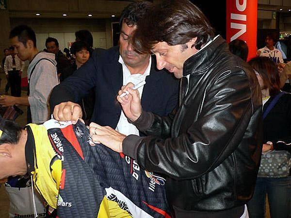 President Fausto Pinarello is also popular in Japan.