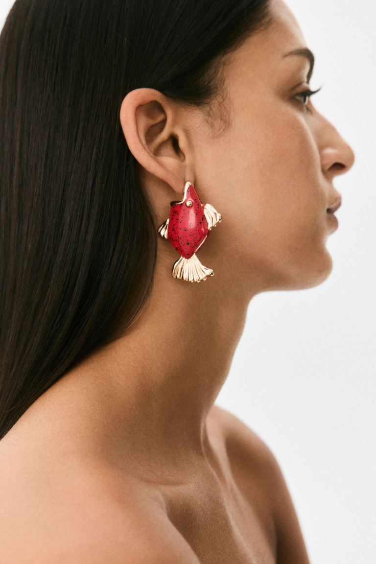 Fish-Shaped Earrings