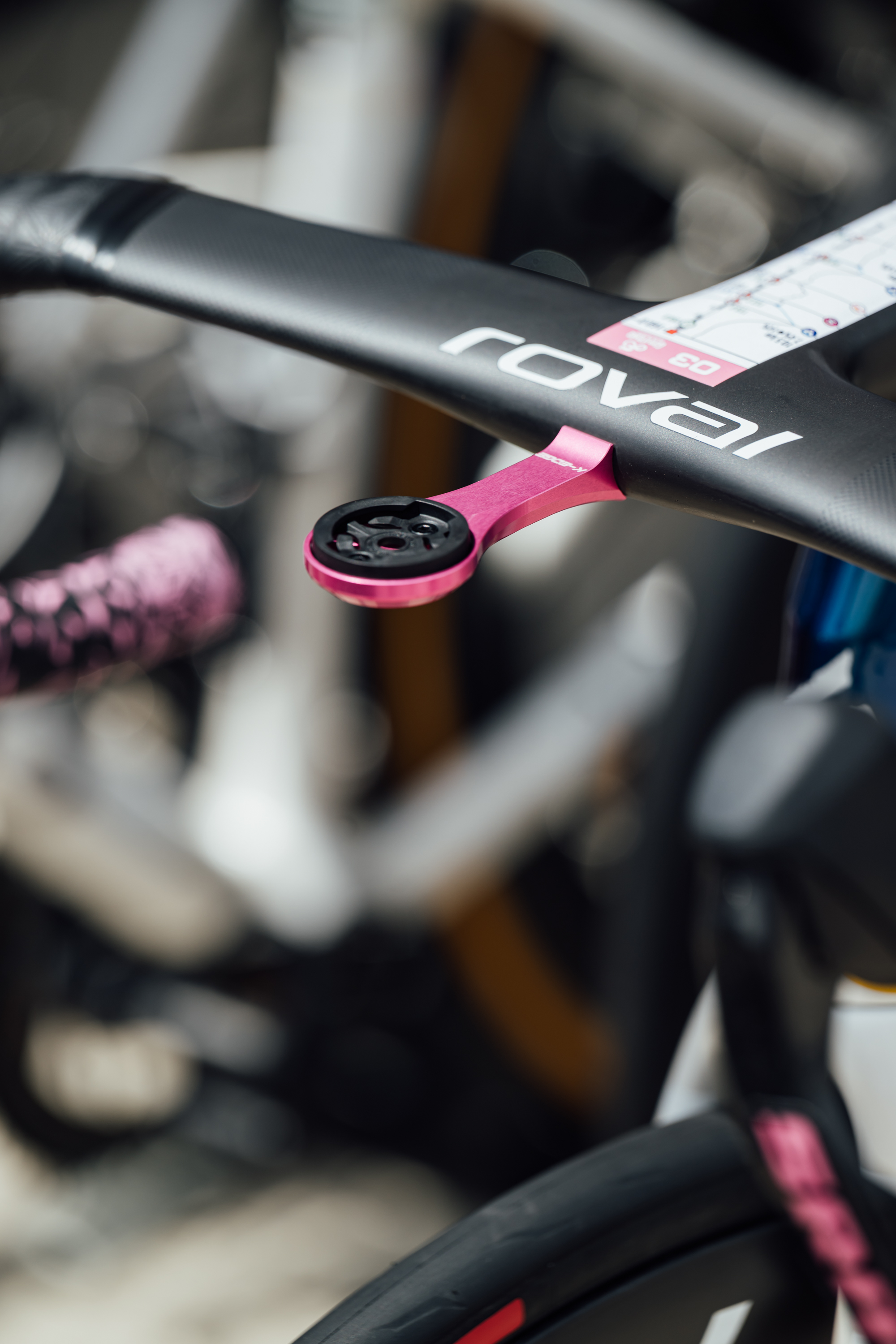 Close up of bike tech found at the Giro d'Italia 2025