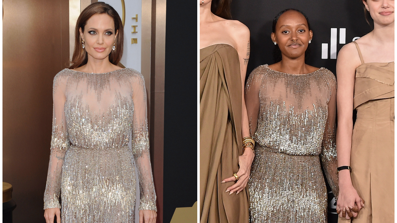 Angelina Jolie&#039;s 2014 Oscars dress