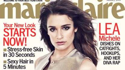 Lea Michele Marie Claire cover