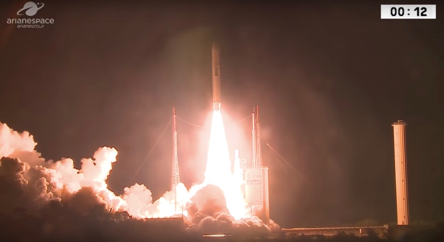 Ariane 5 Rocket Lofts 2 Satellites On Milestone 100th Launch | Space