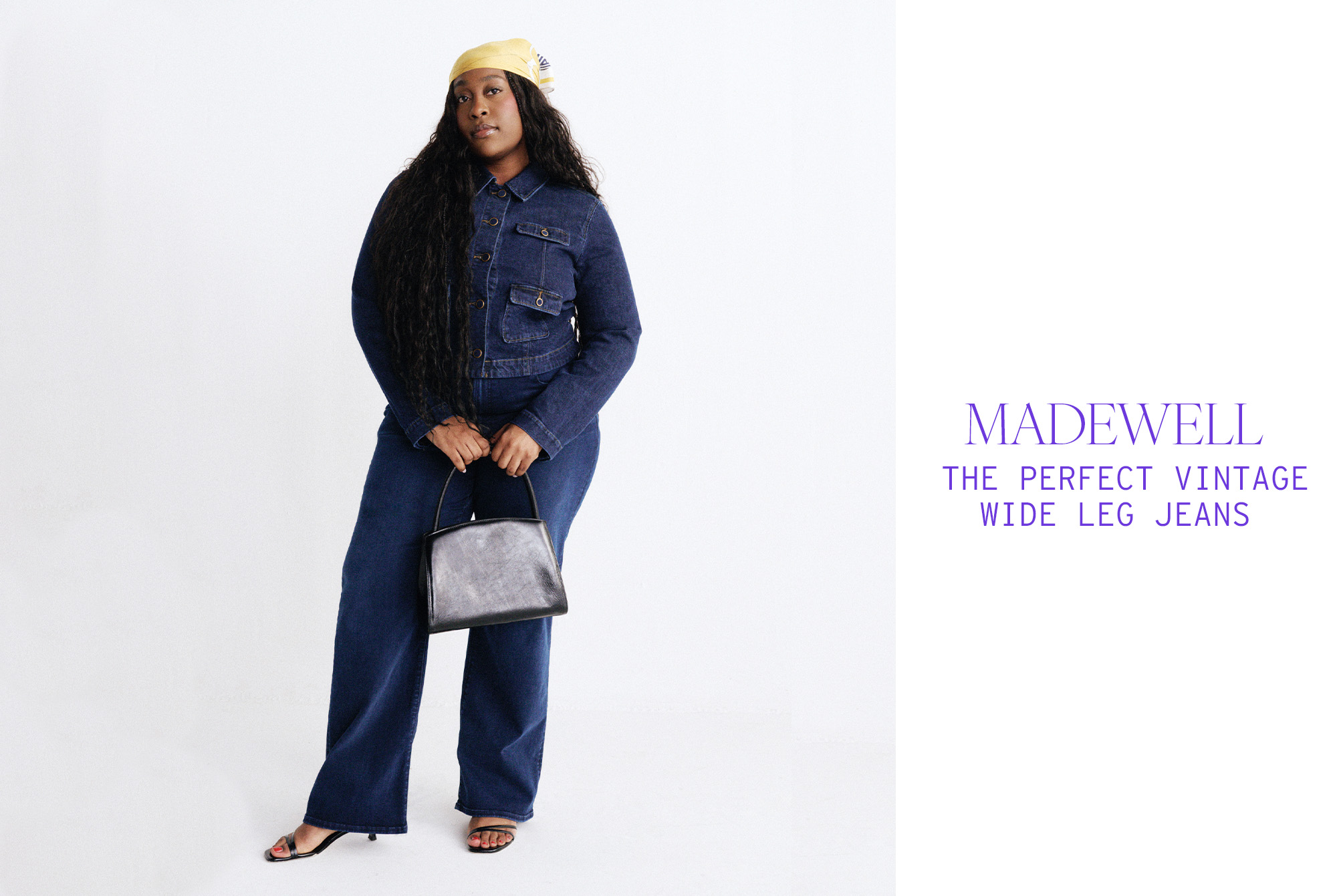 Who What Wear, The Great Try-On, Spring 2026: dark-wash jeans