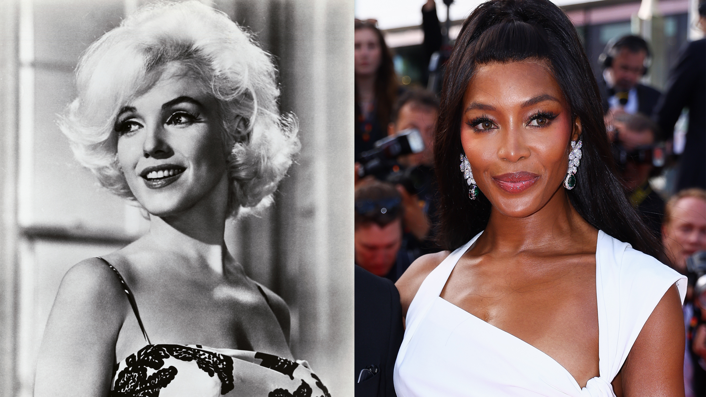 perfume - marilyn monroe, naomi campbell