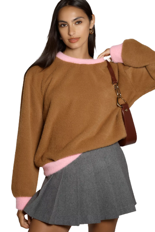 Maeve Cozy Ringer Sweatshirt (Was $118) 