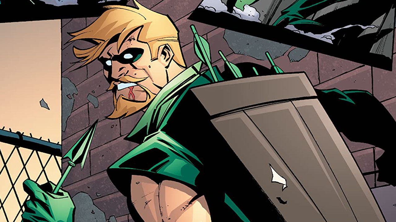 Green Arrow (Oliver Queen) and Speedy (Mia)