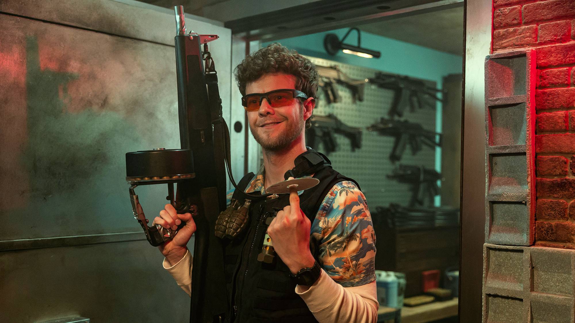 Jack Quaid in "Heads of State" on Prime Video