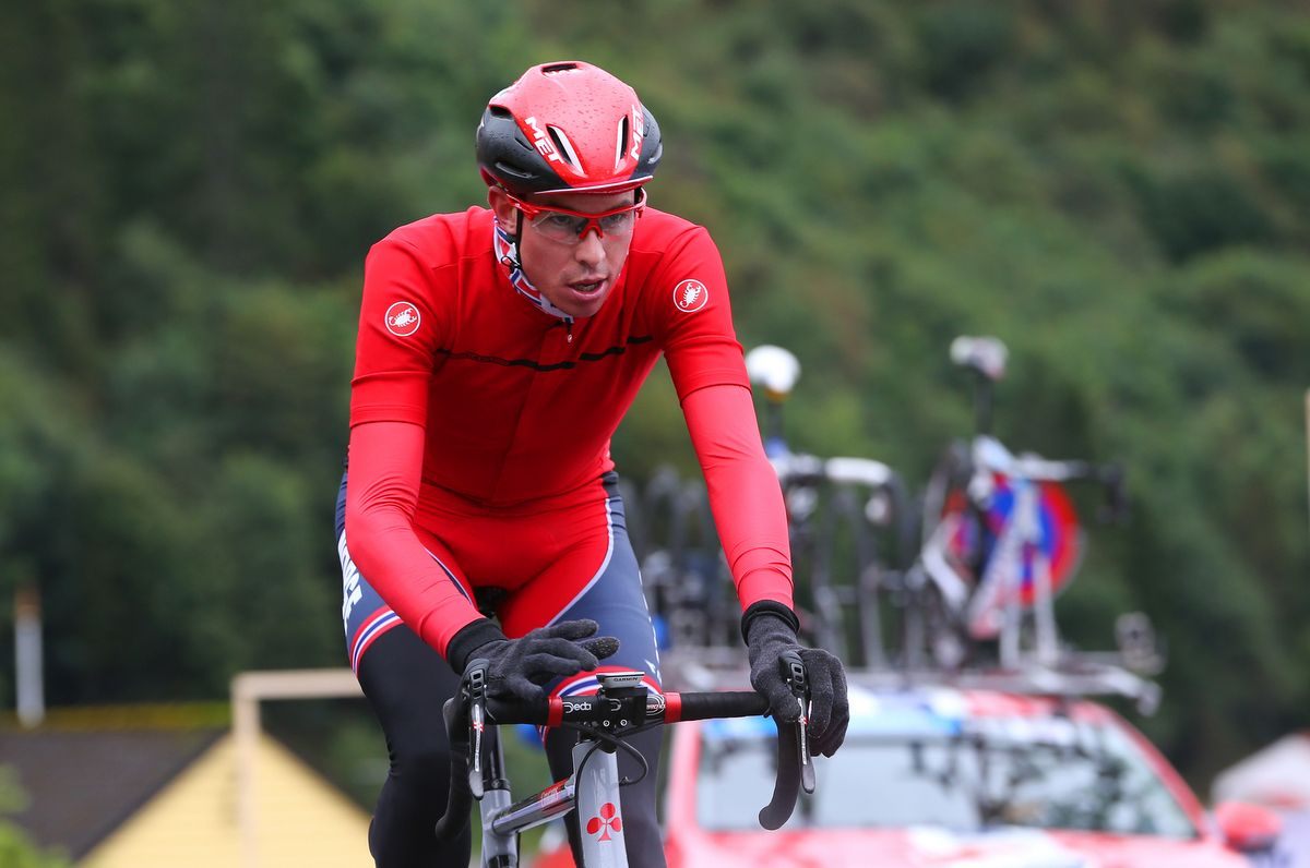 Vegard Stake Laengen is one of the local riders at the Worlds