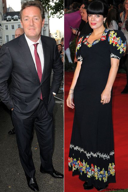 Lily Allen Piers Morgan - Lily Allen and Piers Morgan&#039;s bitter Twitter showdown - SANDS - Lily Allen - Piers Morgan - Twitter - Celebrity News - Marie Claire