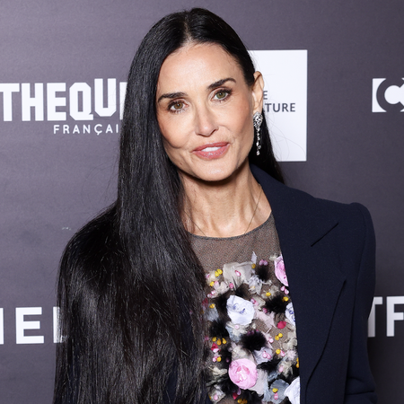 Demi Moore attends the "The Substance" Premiere at Cinematheque Francaise on November 05, 2024 in Paris, France