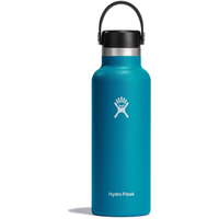 Hydro Flask Standard Mouth Bottle with Flex Cap 18oz: $29.95$22.46 at AmazonSave $7.49