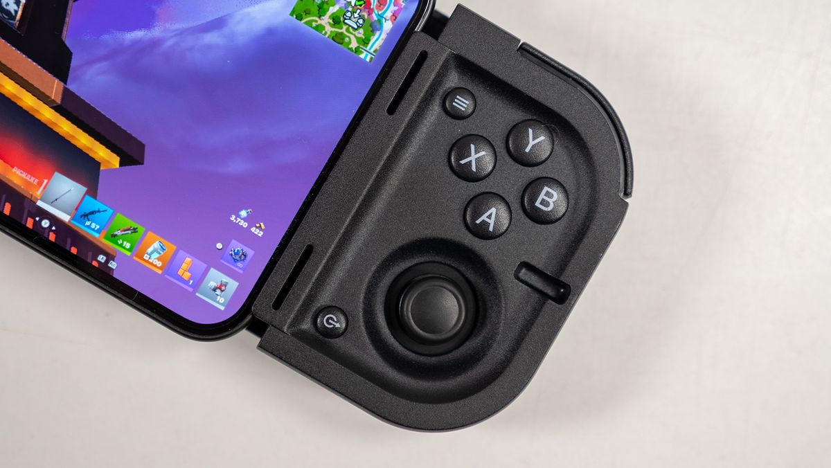 A close-up look at the Razer Prio's right half