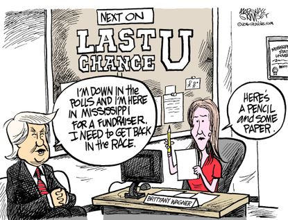 Political cartoon U.S. Last Chance U Brittany Wagner