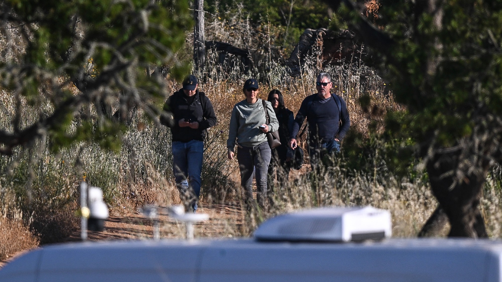 Police investigators search the Atalaia area in the investigation into the disappearance of Madeleine McCann 