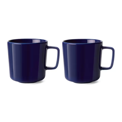 LSA International, Set of 2 Porcelain Collective Mugs (370ml)