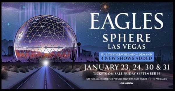Eagles at Sphere admat