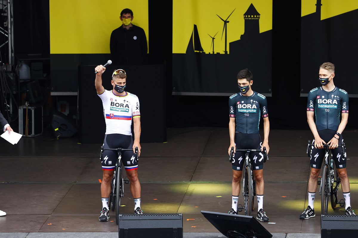 Tour de France 2021 - 108th Edition - Teams Presentation - Brest - 24/07/2021 - Peter Sagan (SVK - Bora - Hansgrohe) - photo Luca Bettini/BettiniPhoto&Acirc;&copy;2021