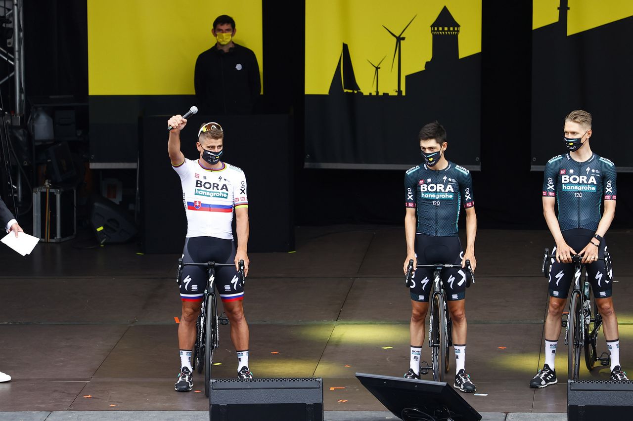 Tour de France 2021 - 108th Edition - Teams Presentation - Brest - 24/07/2021 - Peter Sagan (SVK - Bora - Hansgrohe) - photo Luca Bettini/BettiniPhoto&Acirc;&copy;2021