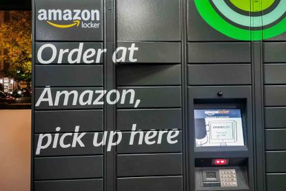 Amazon pick up locker in Washington, D.C., United States on October 19, 2022. 