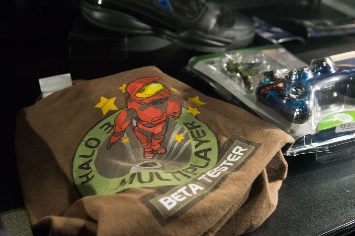 There can't be too many of these Halo 3 beta testers shirts out in the wild.