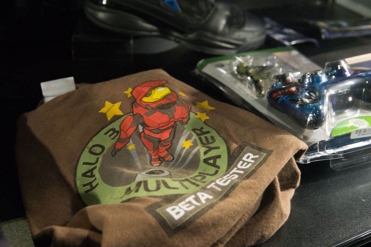 There can't be too many of these Halo 3 beta testers shirts out in the wild.