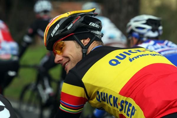 Tom Boonen (Quick Step) during the stage