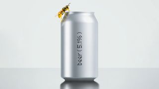 Nothing Beer (5.1%) with a bee on the can