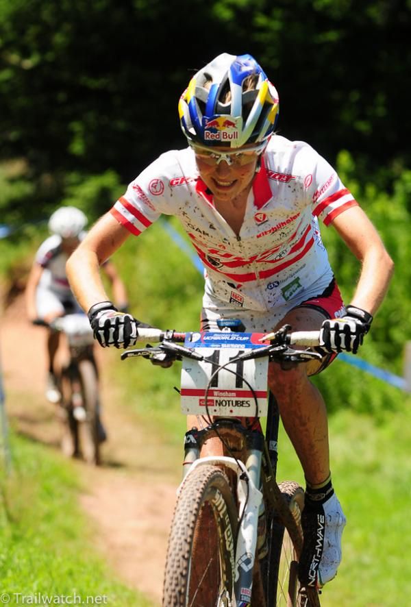 Elisabeth Osl (Central Ghost Factory Team) on the final climb