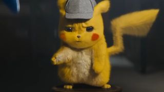 Detective Pikachu in interrogation room