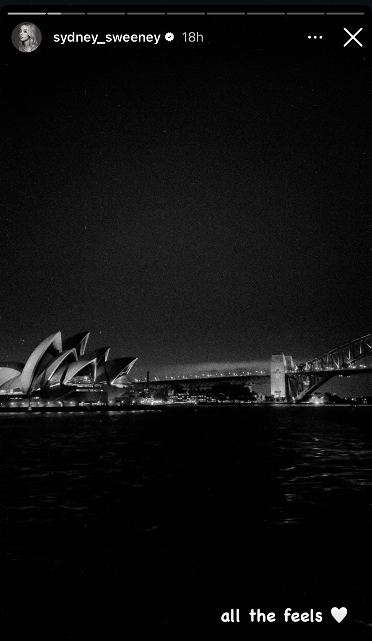Sydney Sweeney remarking on how it feels to be back in Australia after filming Anyone But You there.