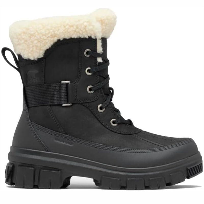 black Sorel snow boots