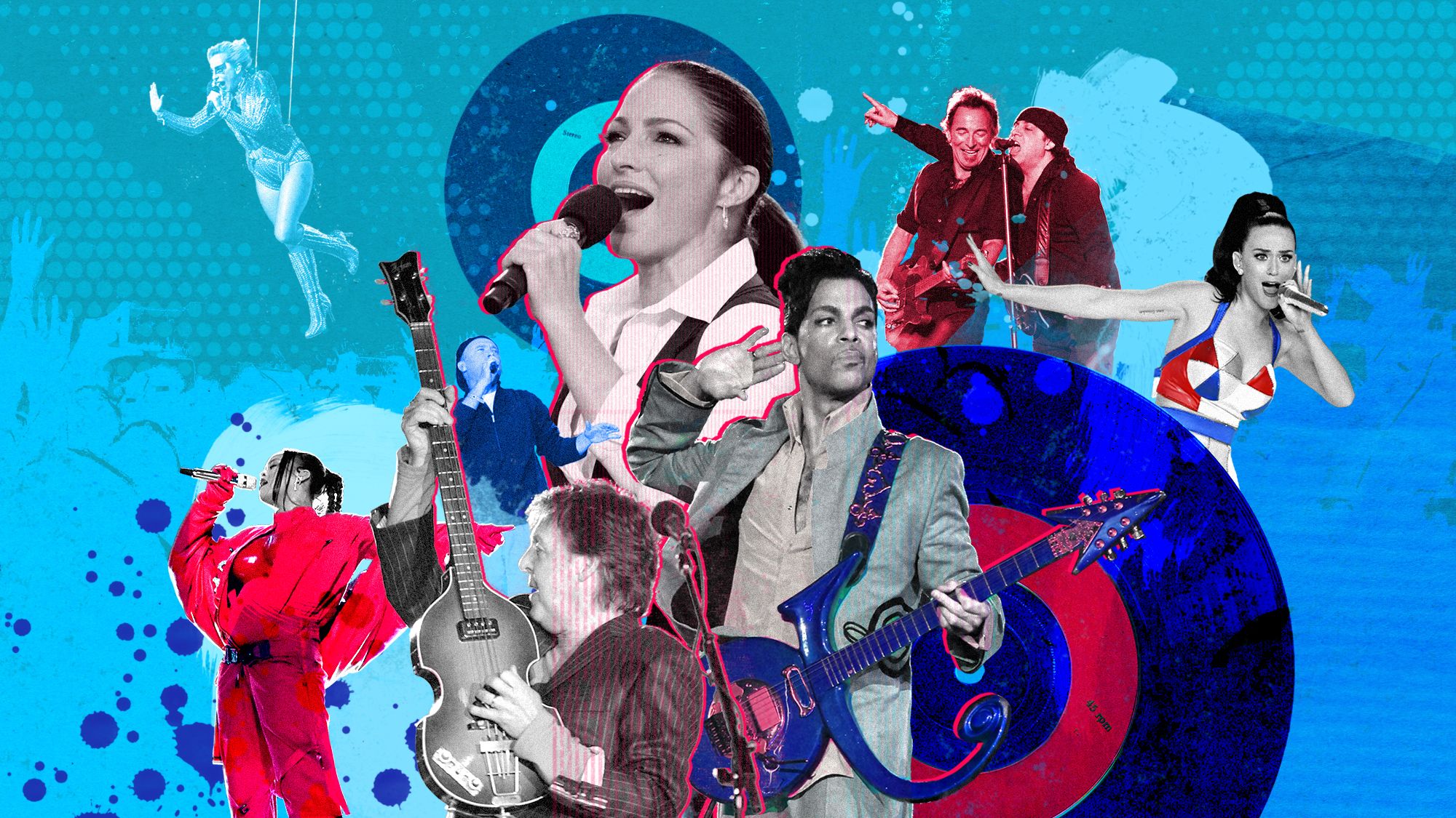 History-making moments of Super Bowl halftime shows past